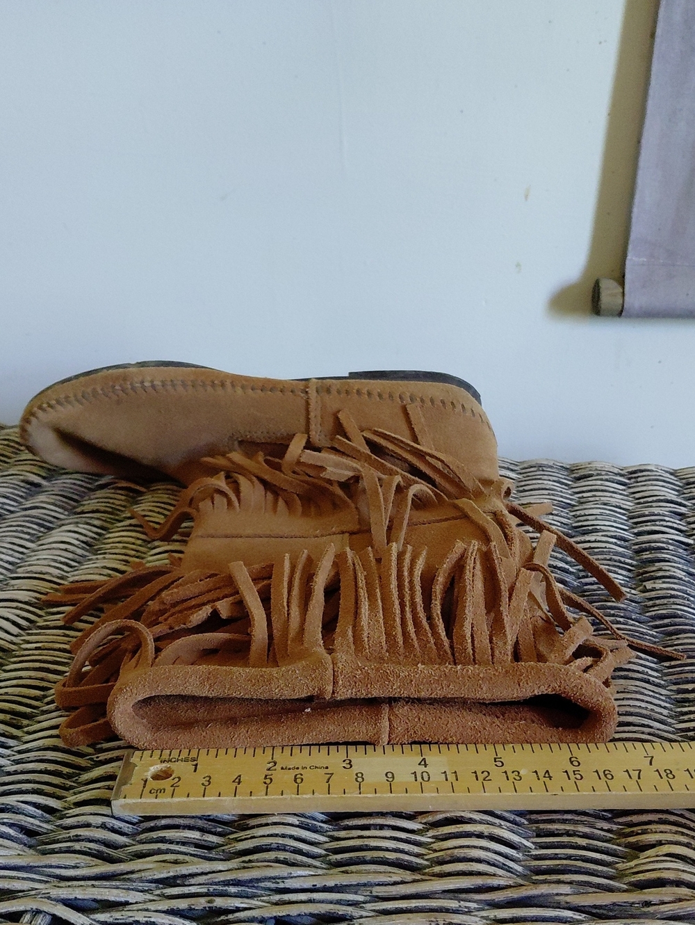 Minnetonka Suede Fringe Moccasin Boots - Picture 5 of 10
